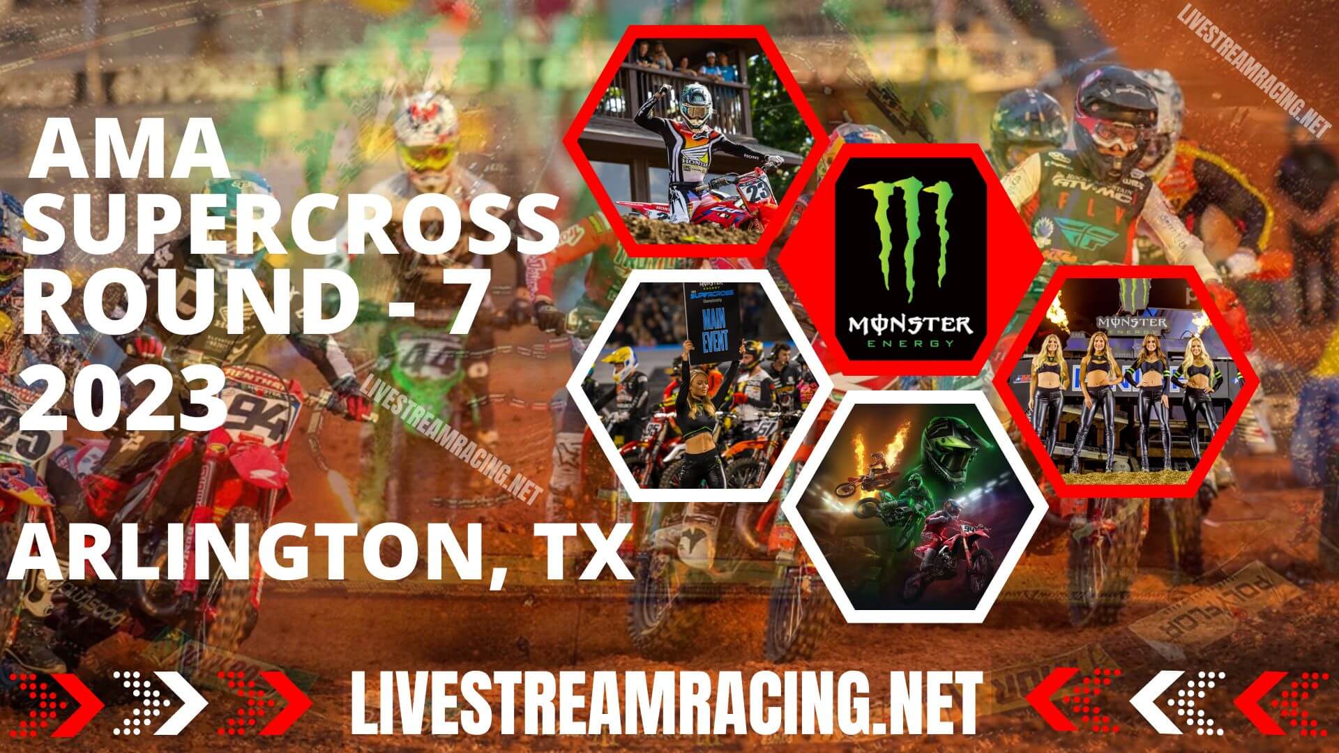 Arlington Supercross Round 7 Live Stream 2023 | Full Race Replay